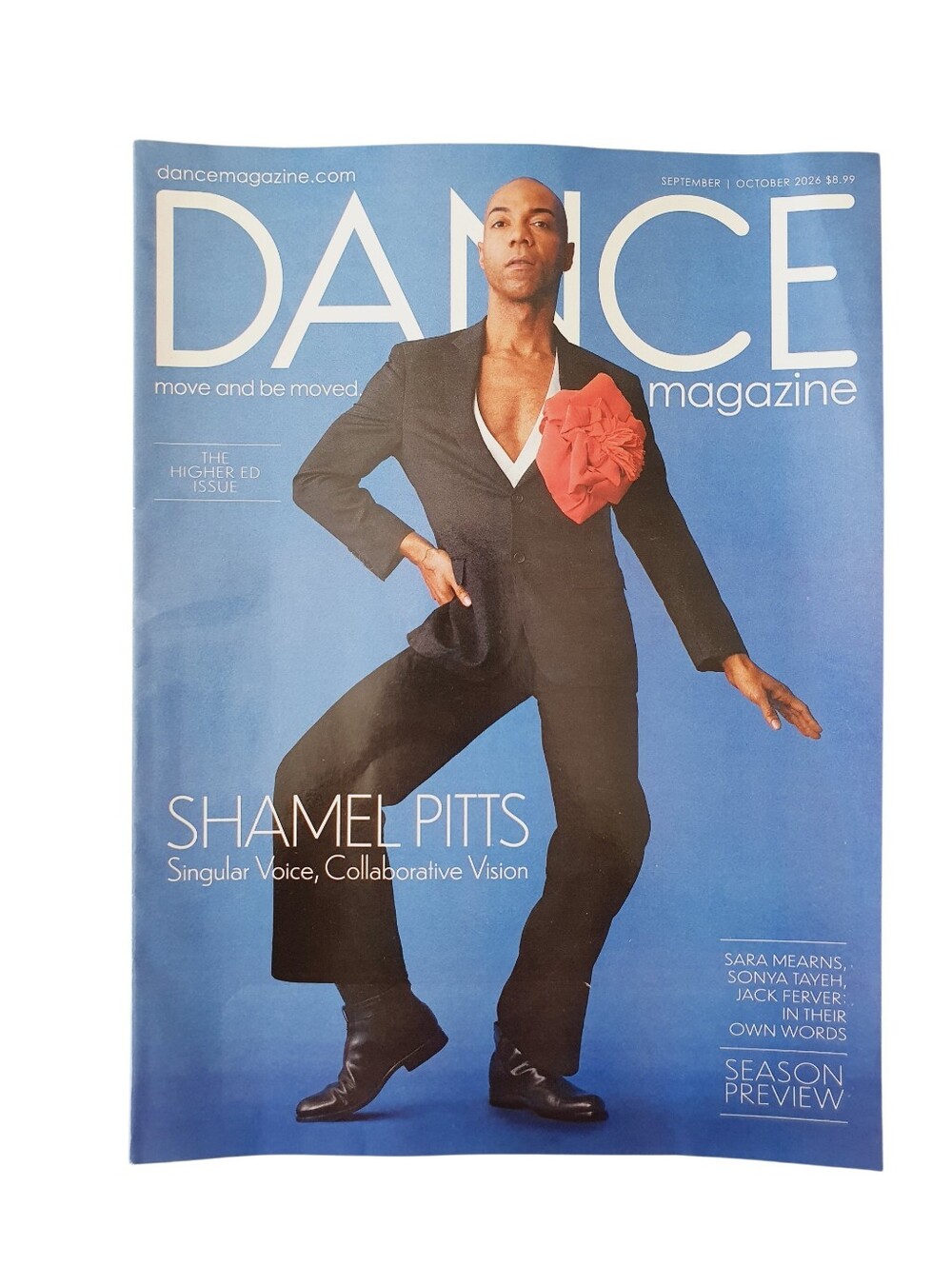 Dance Magazine Sept/Oct 2026 Shamel Pitts - The Higher ED Issue - Season Preview